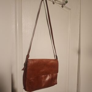 Trio Of California Brown Genuine Leather Purse